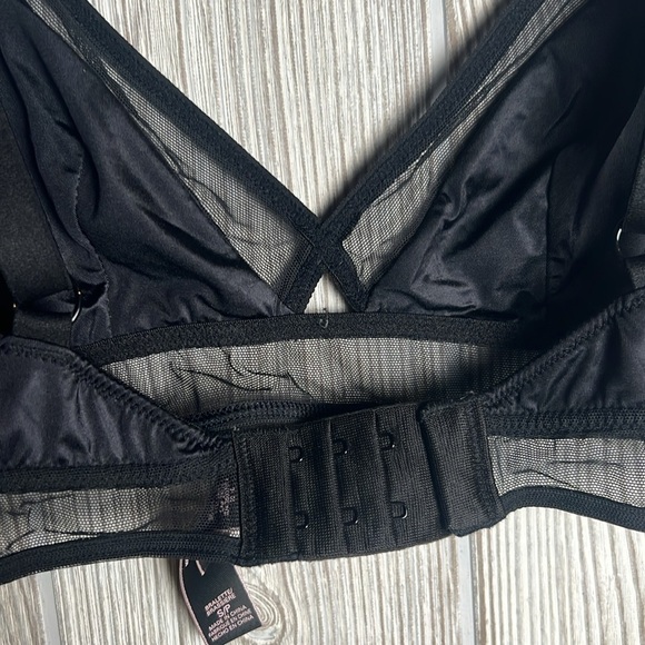 Victoria's Secret Black Bralette Size Small Sheer - Picture 4 of 5